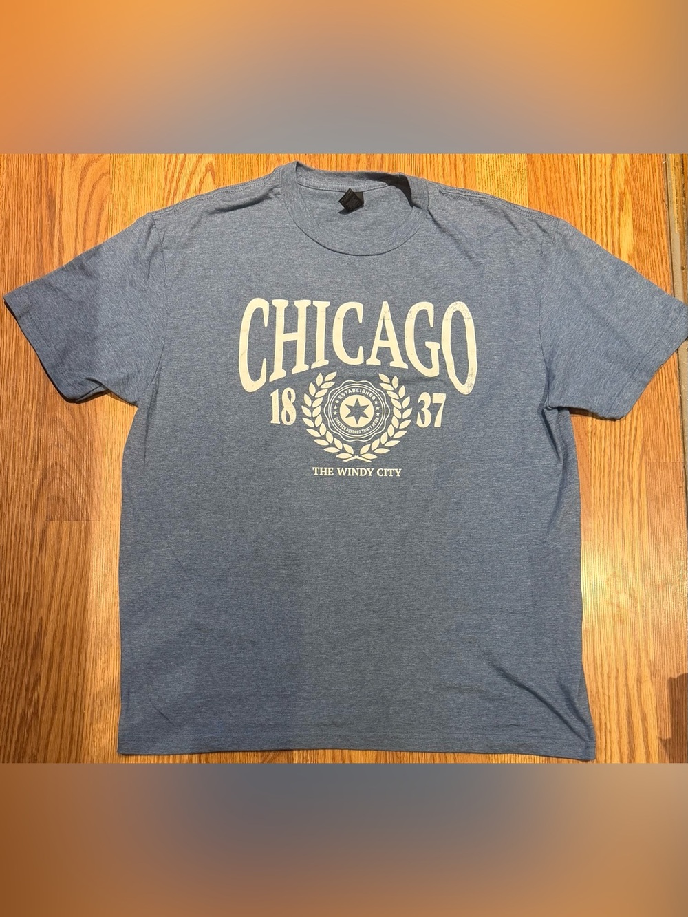 Chicago Windy City 1837 Short Sleeve T-shirt Size Large